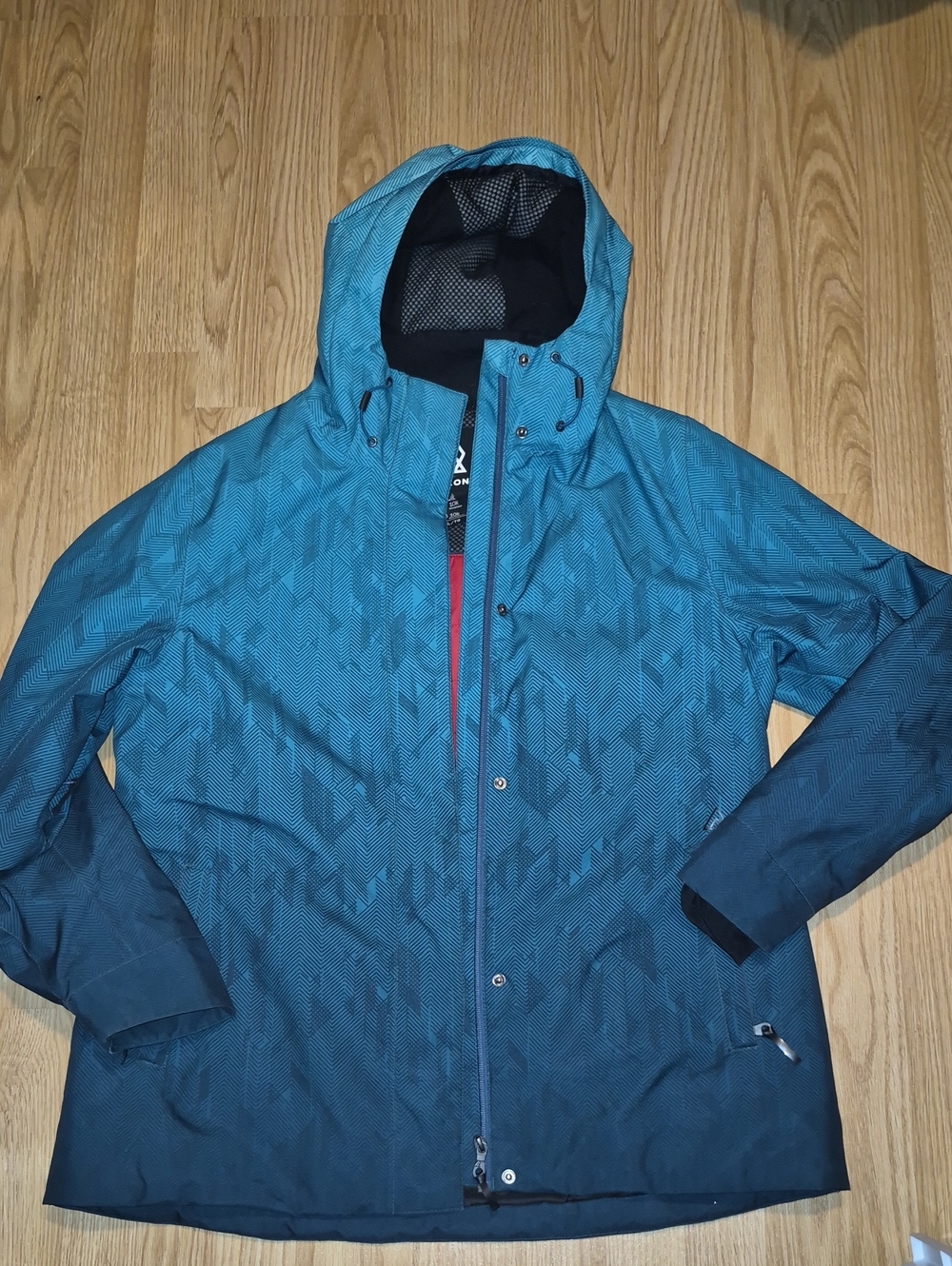 Like NewbWomen's Ripzone Waterproof Hooded Jacket - Teal Blue..size XL